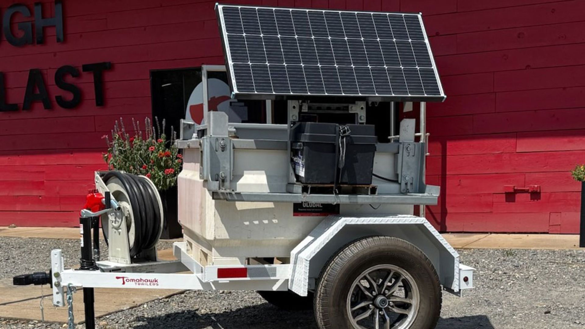custom built commercial trailer