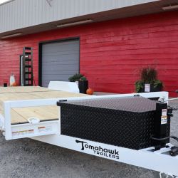 2 tomahaw trailers car hauler2k 22x82 flat top 5 ramp bulldog