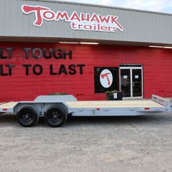 tomahawk trailers 2 silver carhaulerx82