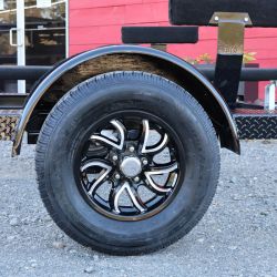 4 wheel tomahawk edge steel boat trailer