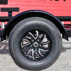 6 wheel step tomahawk edge steel boat trailer