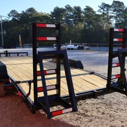 3 tomahawk trailers equipment hauler 16k22x82 2 ax 1 braker rubft dove foldup rear