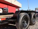 4 tomahawk trailers equipment hauler 16kx82 tire close up