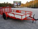 1 tomahawk trailers single axle utility 3.5k x76 orange entire