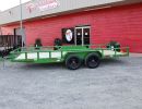 3 tomahawk trailers utility tandem axle 12k 18 x side