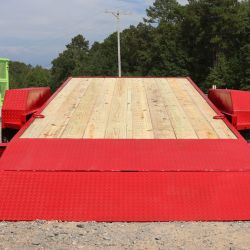 tomahawk tilt trailer rear view