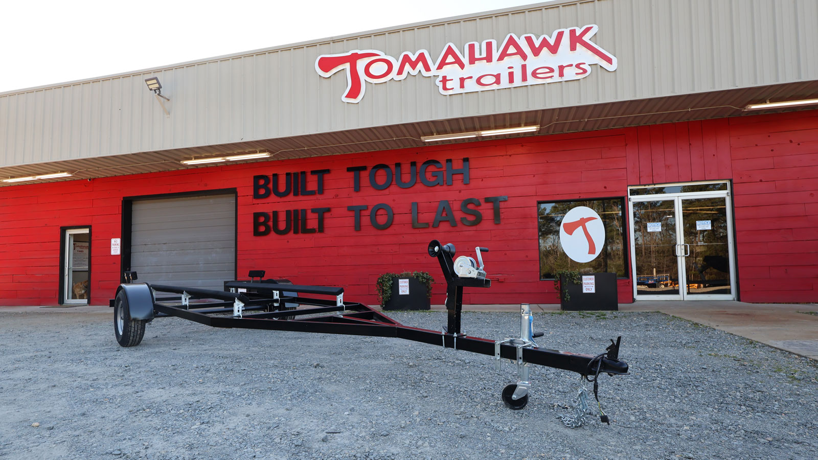 Economy Steel Boat Trailer Tomahawk Trailers