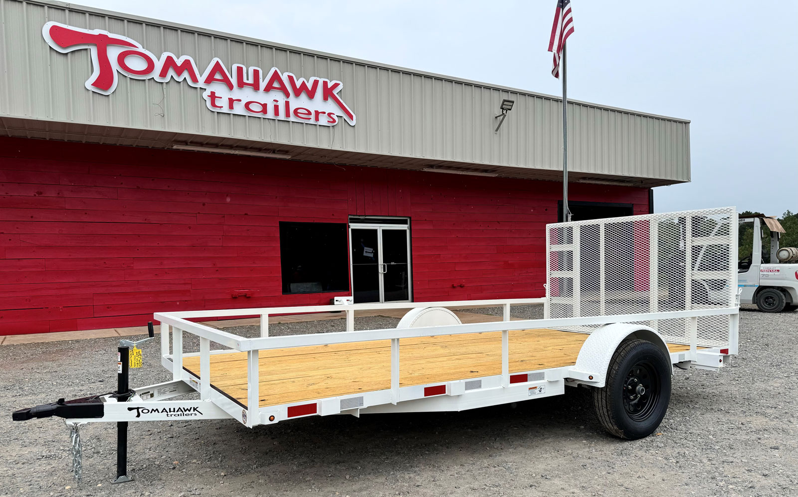 Single Axle Utility Trailer Tomahawk Trailers